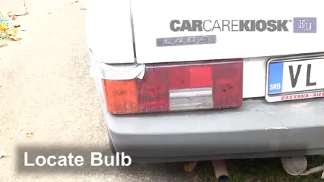 1993 Lada Samara 1300 S 1.3L 4 Cyl. Luces Luz de reversa (reemplazar foco)